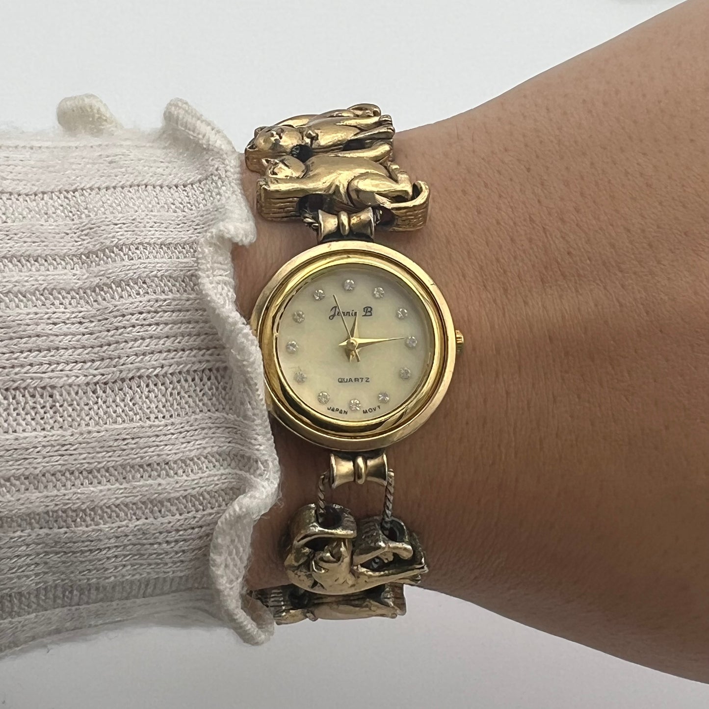 RARE Cat Slide Charm Watch