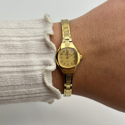 Gold-Toned Richelieu Swiss Watch