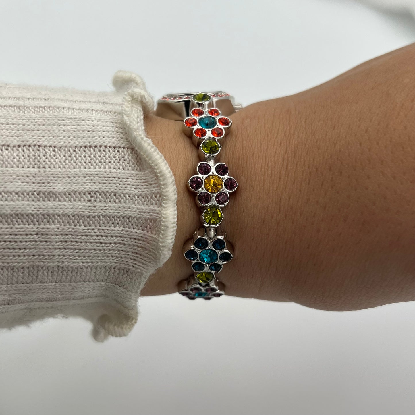 Colorful Flower Watch