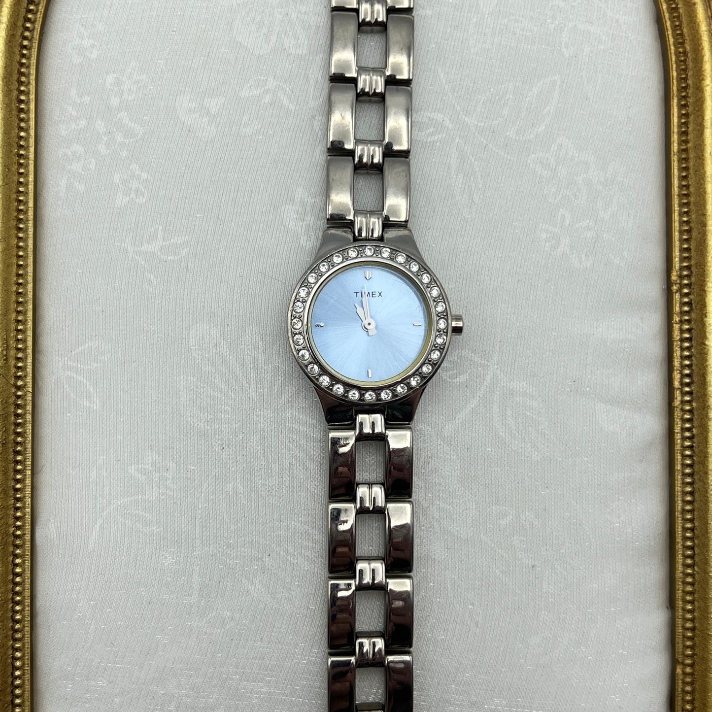Baby Blue Diamanté Timex Watch