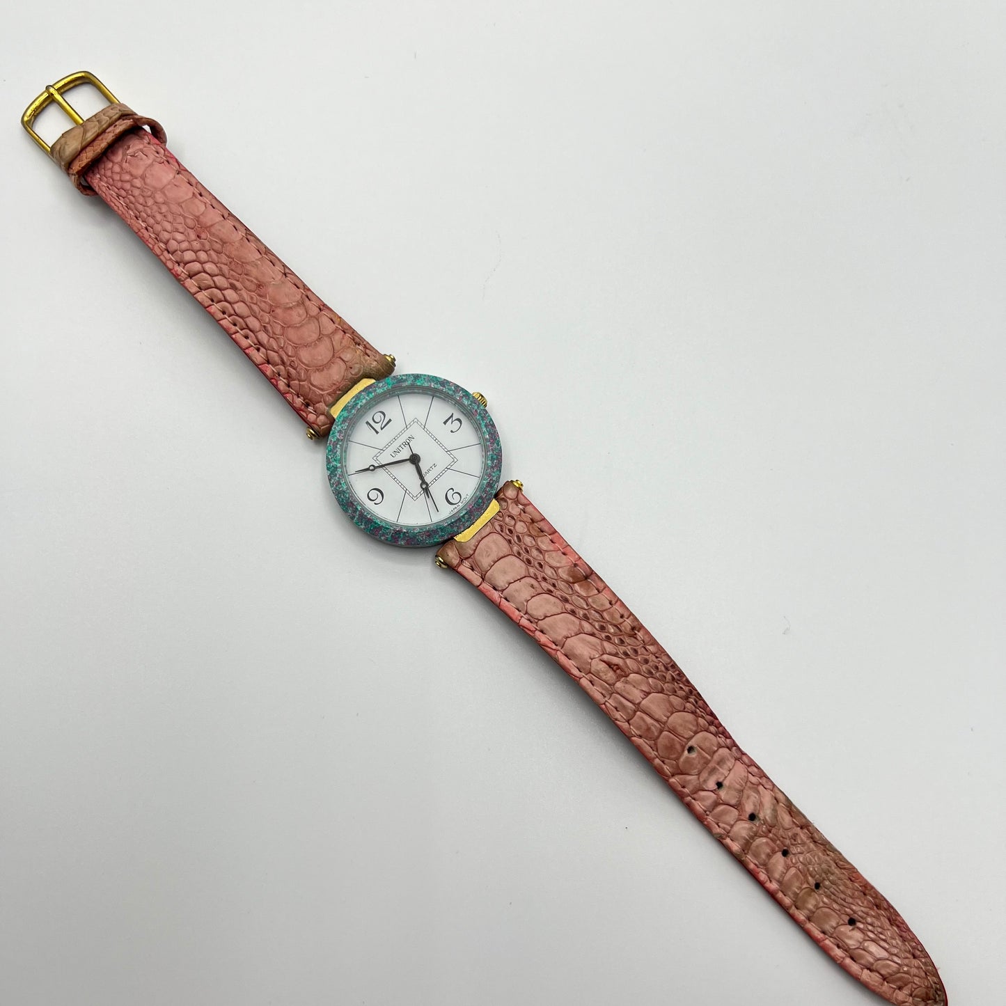 Pink Leather Watch