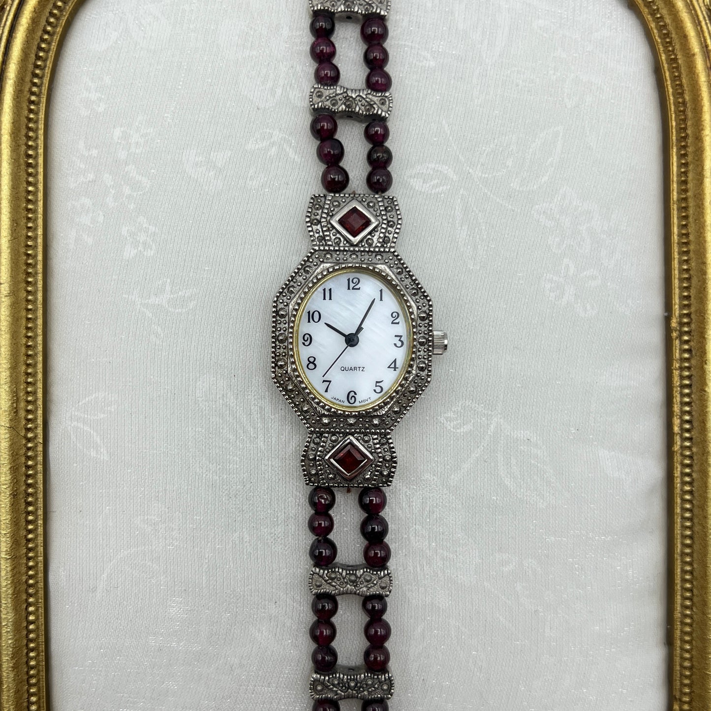 Elegant Amythest-Toned Watch
