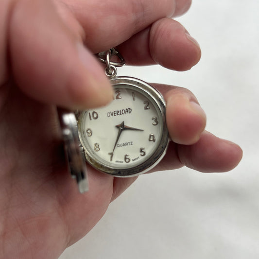 Cherry Peak-a-boo Keychain Watch