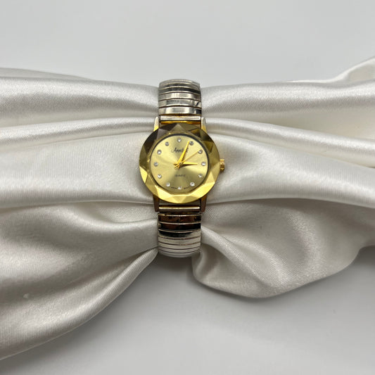 Two-Toned Crystal Dial Watch