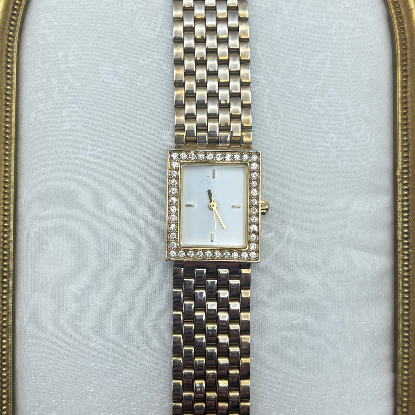 Diamanté Gold-Toned Watch