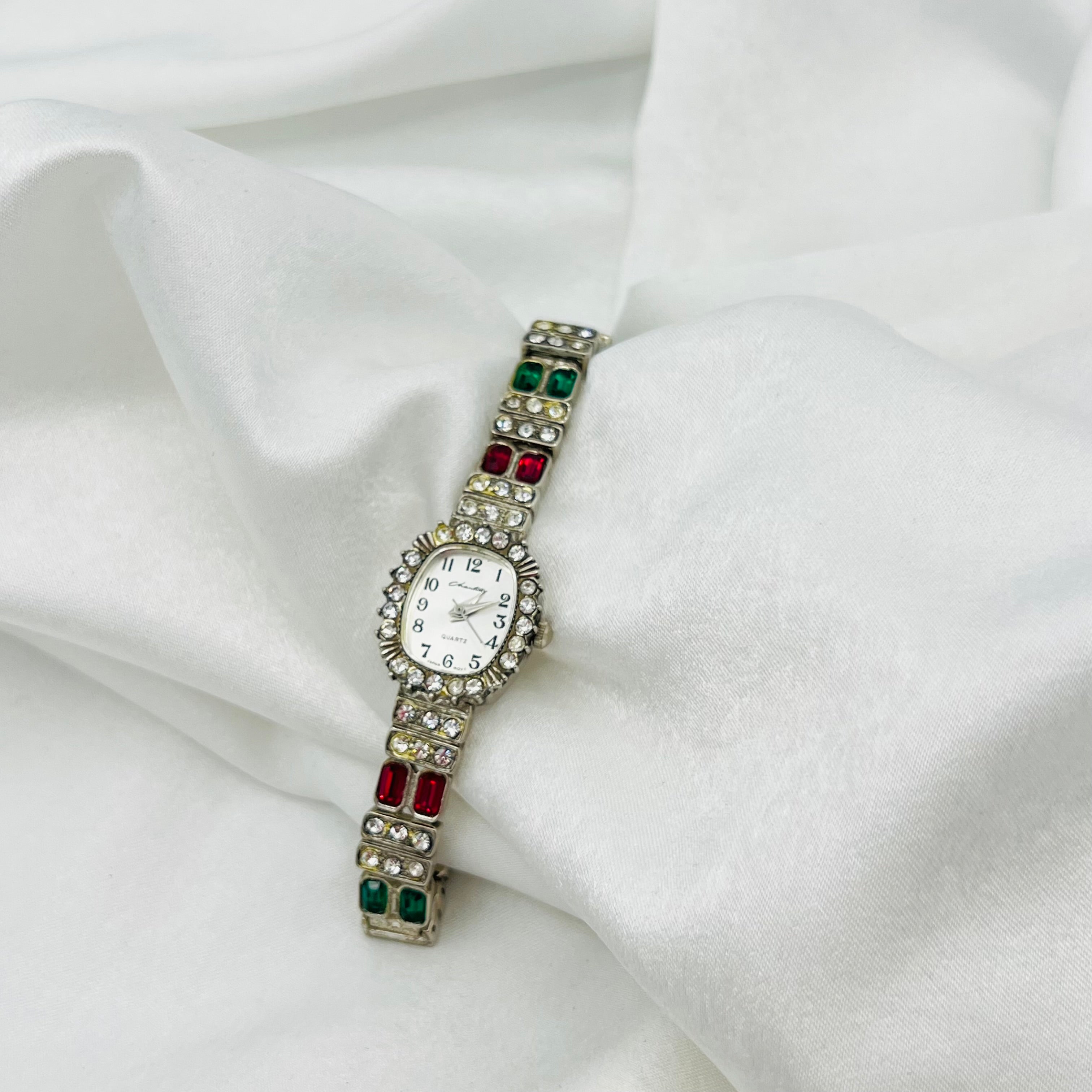 💙 Colorful Diamanté Bejeweled Watch