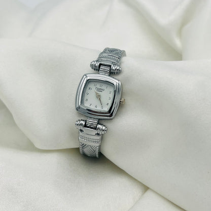 Detailed Silver-Toned Watch