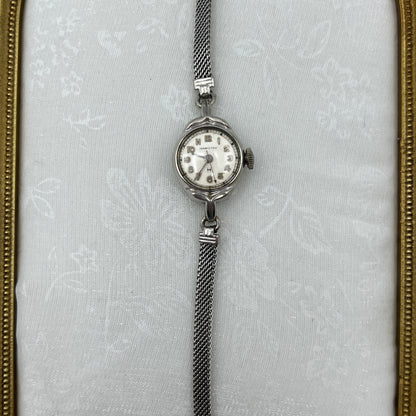 Hamilton 10k Gold-Filled Mesh Band Watch
