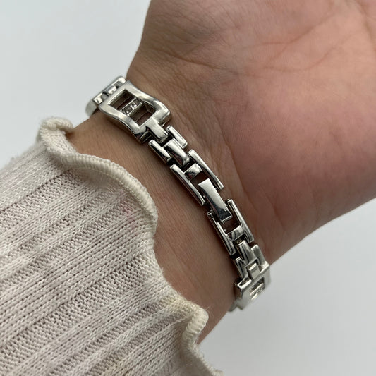 Diamanté Wavy Dial Watch