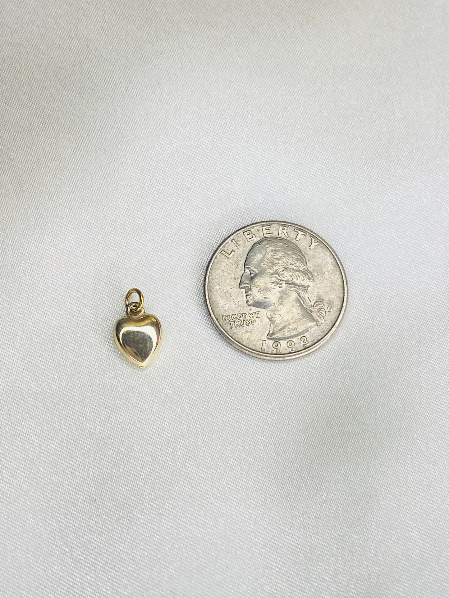 12k Gold Filled Dainty Heart Charm