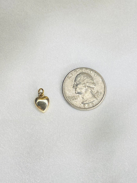 12k Gold Filled Dainty Heart Charm