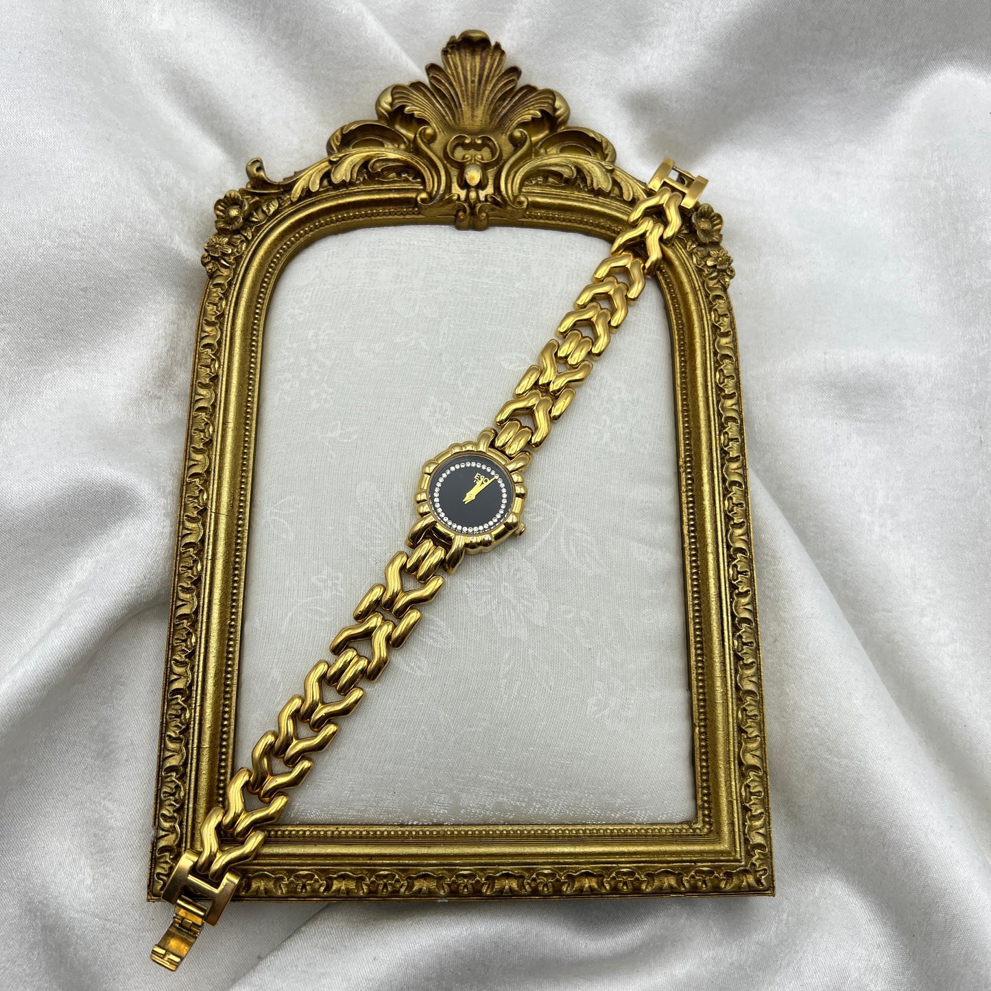 ESQ by Movado Gold-Toned Diamanté Dial Watch