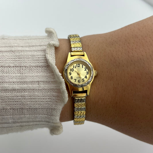 Dainty Two-Toned Watch