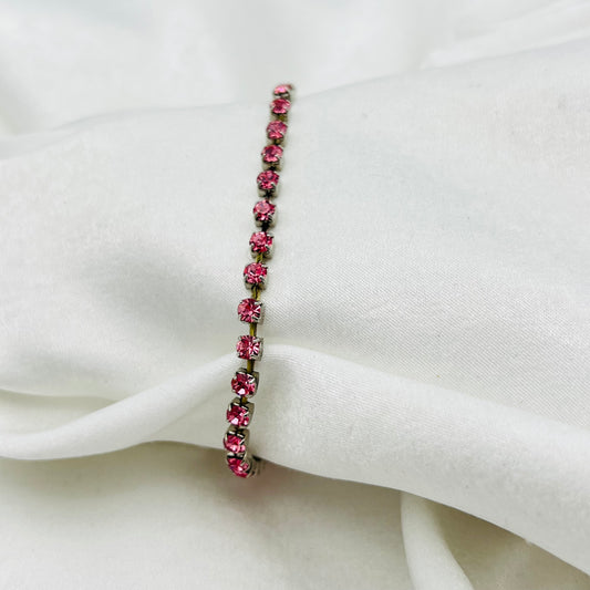 Y2k Pink Diamanté Watch