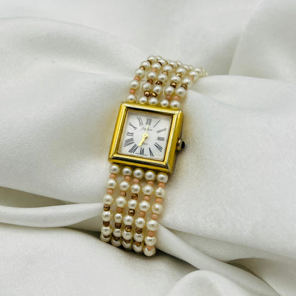 White Pearly Strand Watch