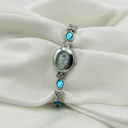 Blue Gemstone Watch