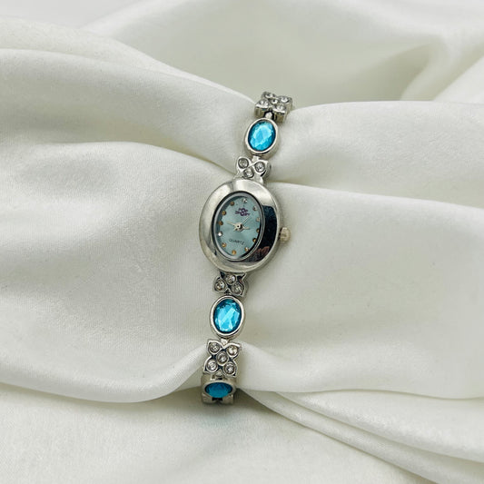 Blue Gemstone Watch