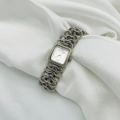 Betsey Johnson Silver-Toned Watch
