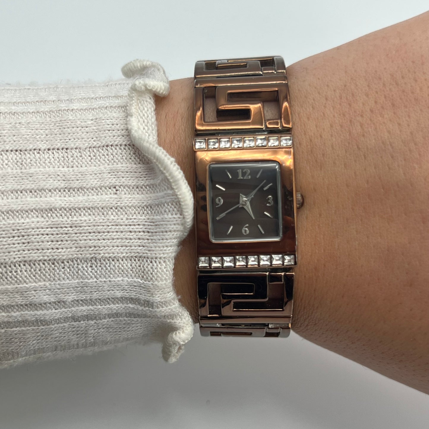 Bronze Geometric Watch
