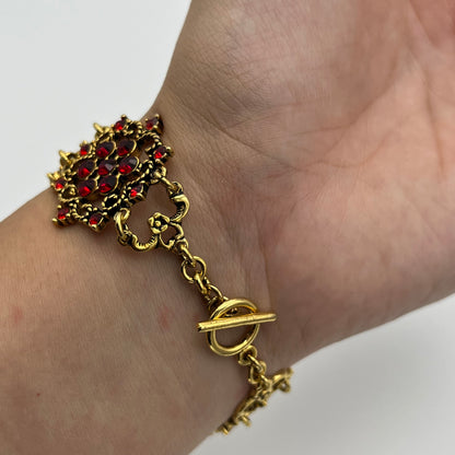 Intricate Red Detailed Watch