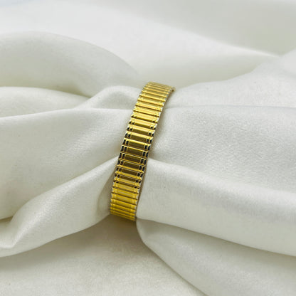 Red Diamanté Gold-Toned Watch