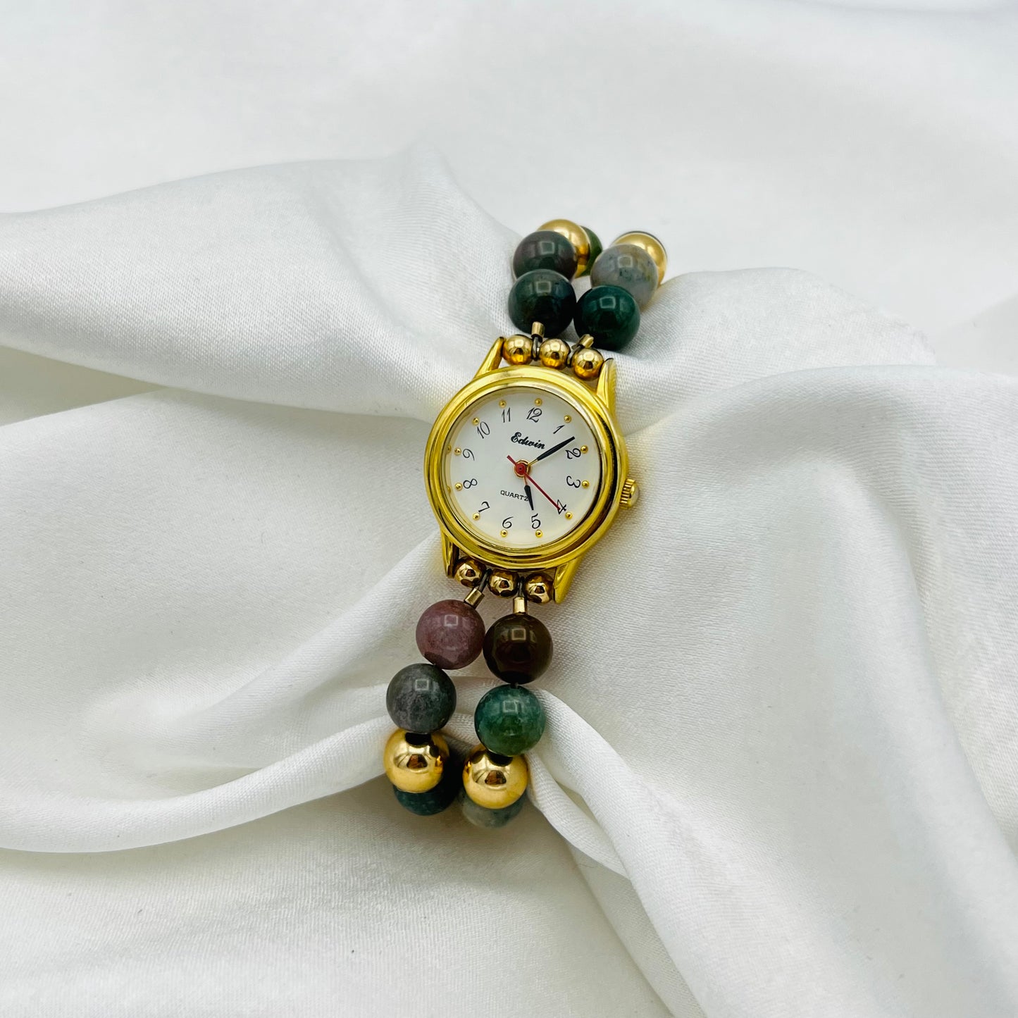 Gold-Toned Stone Watch