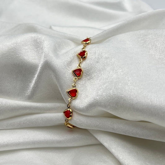 ❤️ Red Heart Bracelet