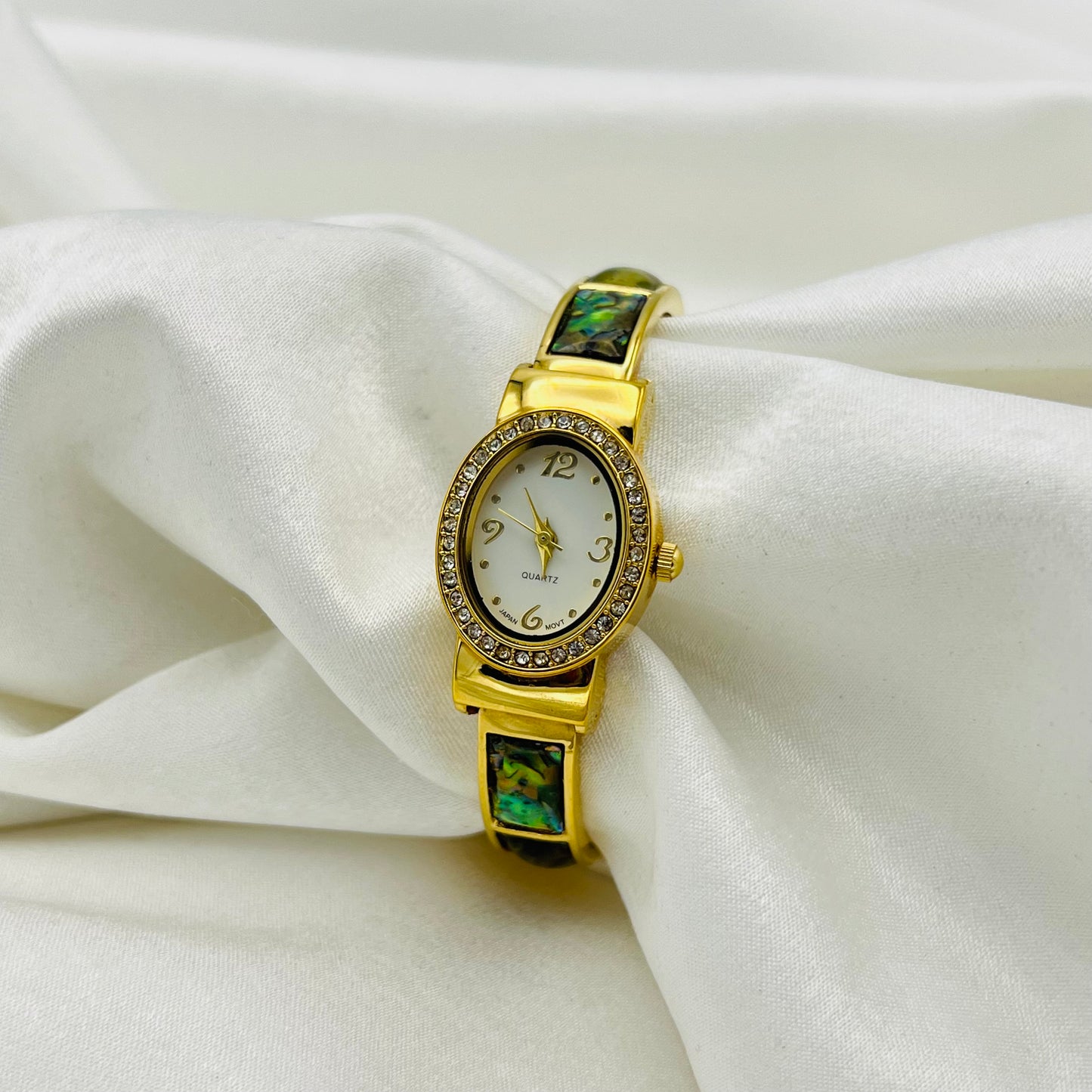 Dainty Abalone Diamante Watch