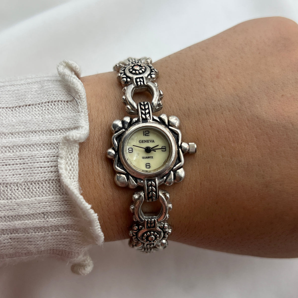 Cute Silver-Tone Watch