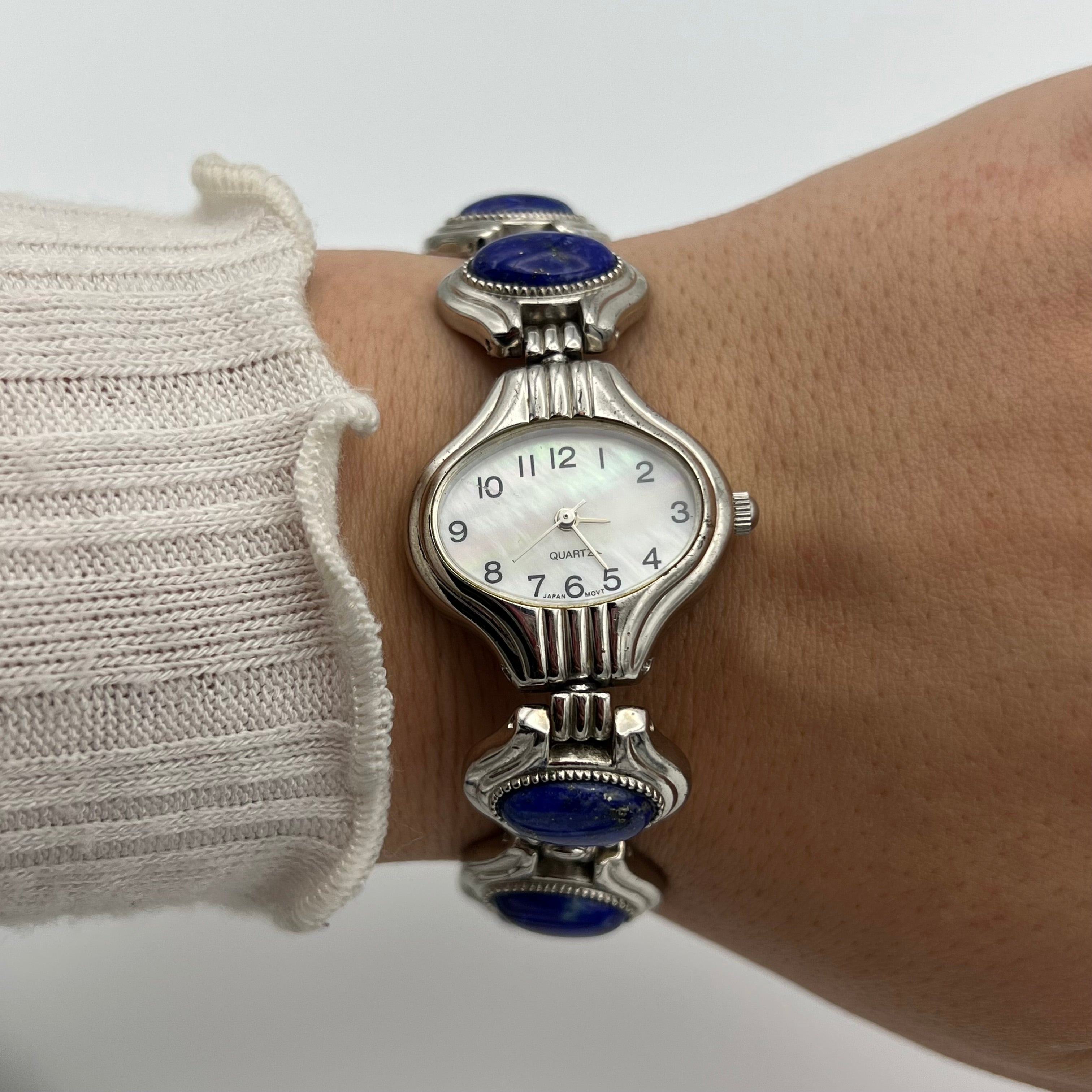 💙 Peek-a-boo Lapis Stone Watch