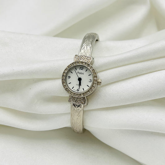Detailed Silver-Toned Watch