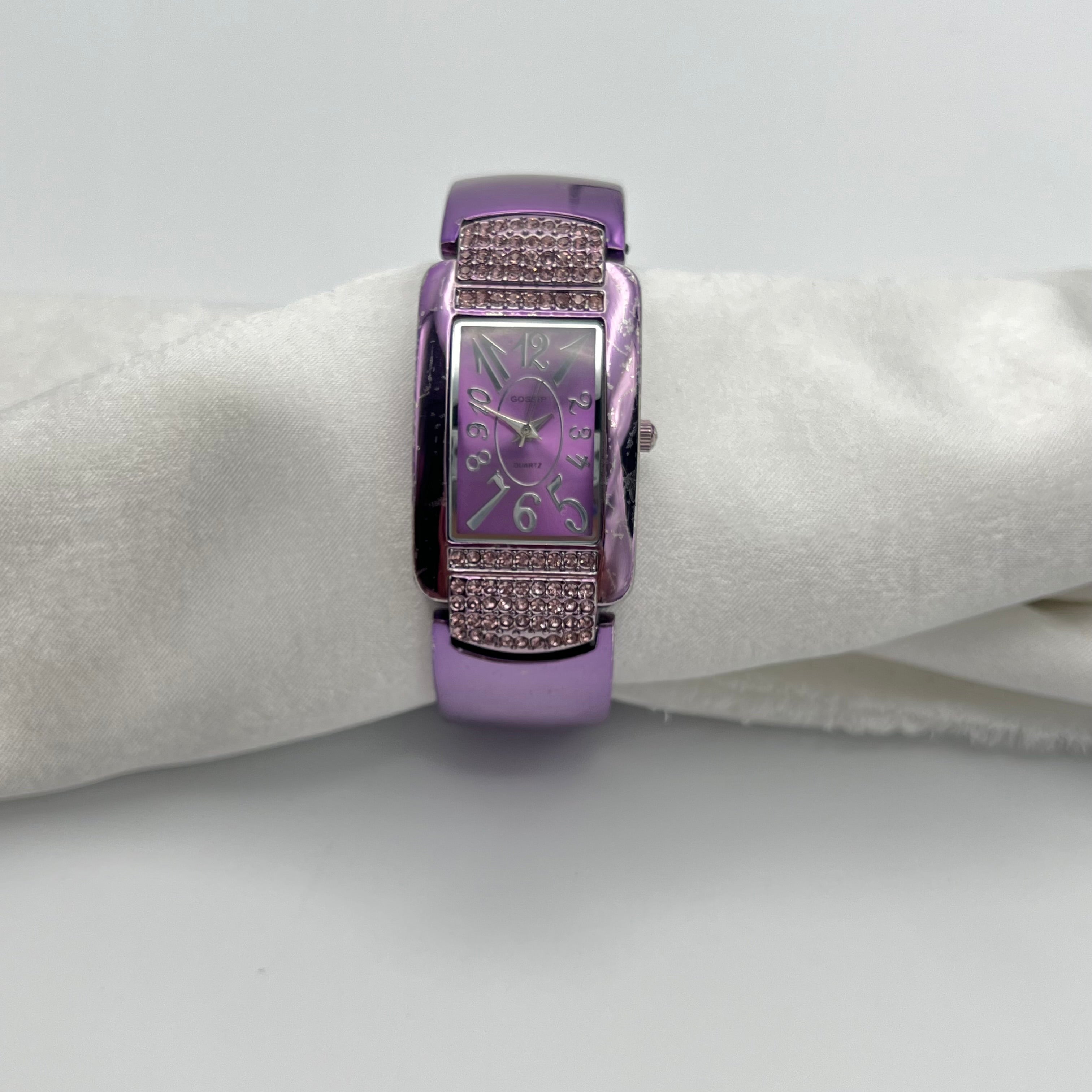 💜 Purple Bangle Watch