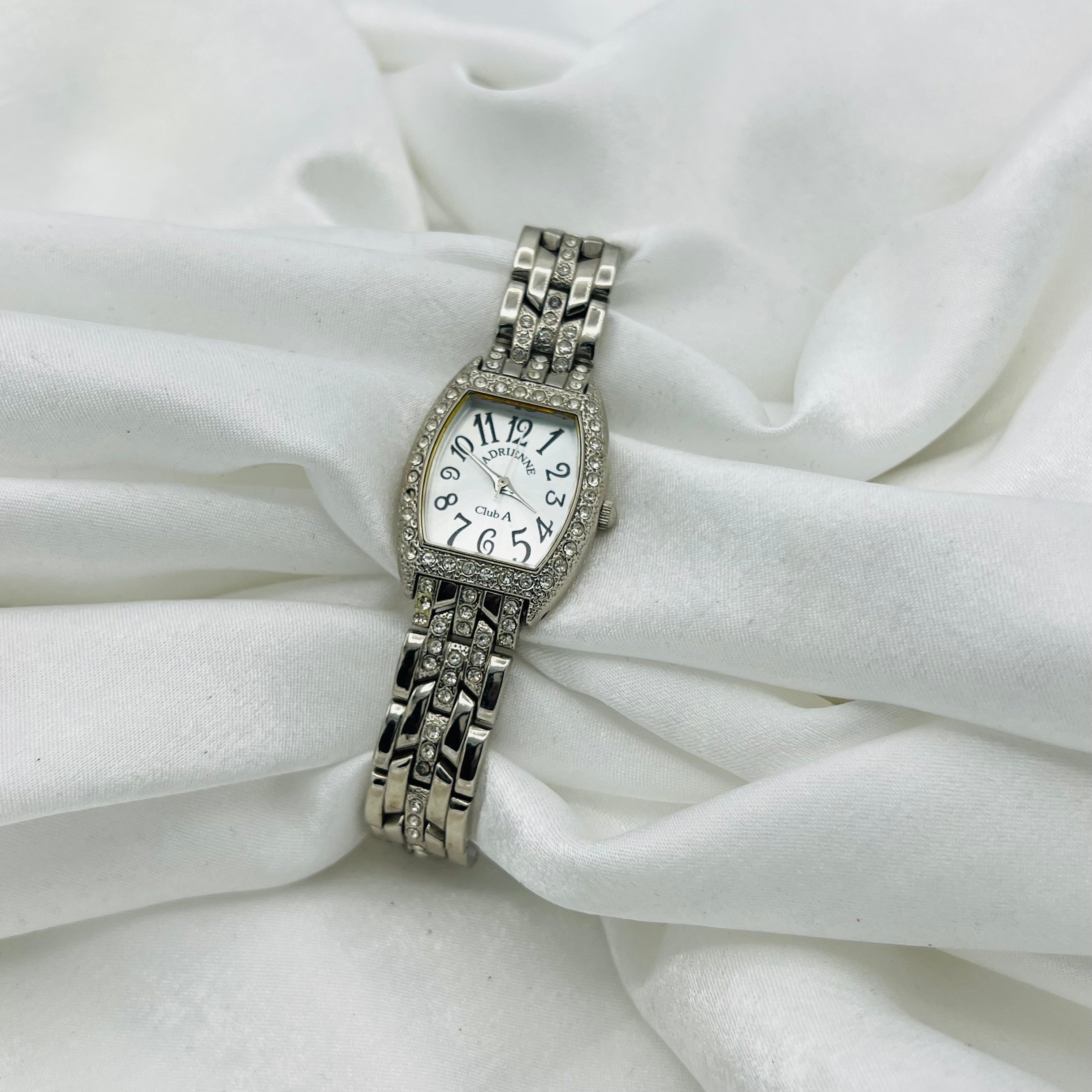 💎 Silver Diamanté Watch