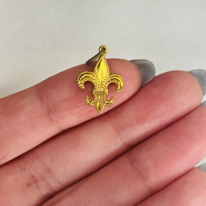 ⚜️ Fleur-de-lis Charm