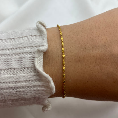 Dainty Gold-Tone Rope Bracelet