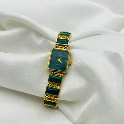 Forest Green Gemstone Watch