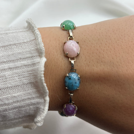 Scarab Multi-Colored Bracelet