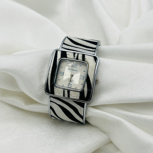 Zebra Cuff Watch