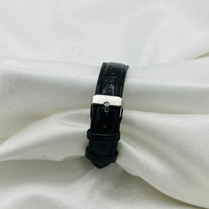 Black Leather Watch