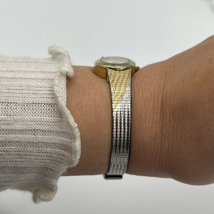 🩶💛 Unique Two-Toned Watch