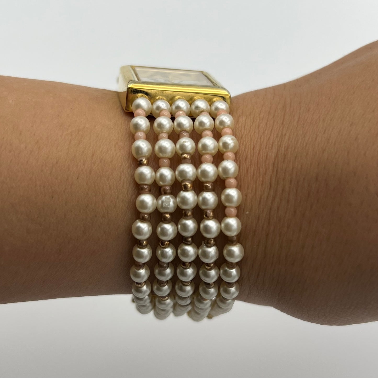 White Pearly Strand Watch