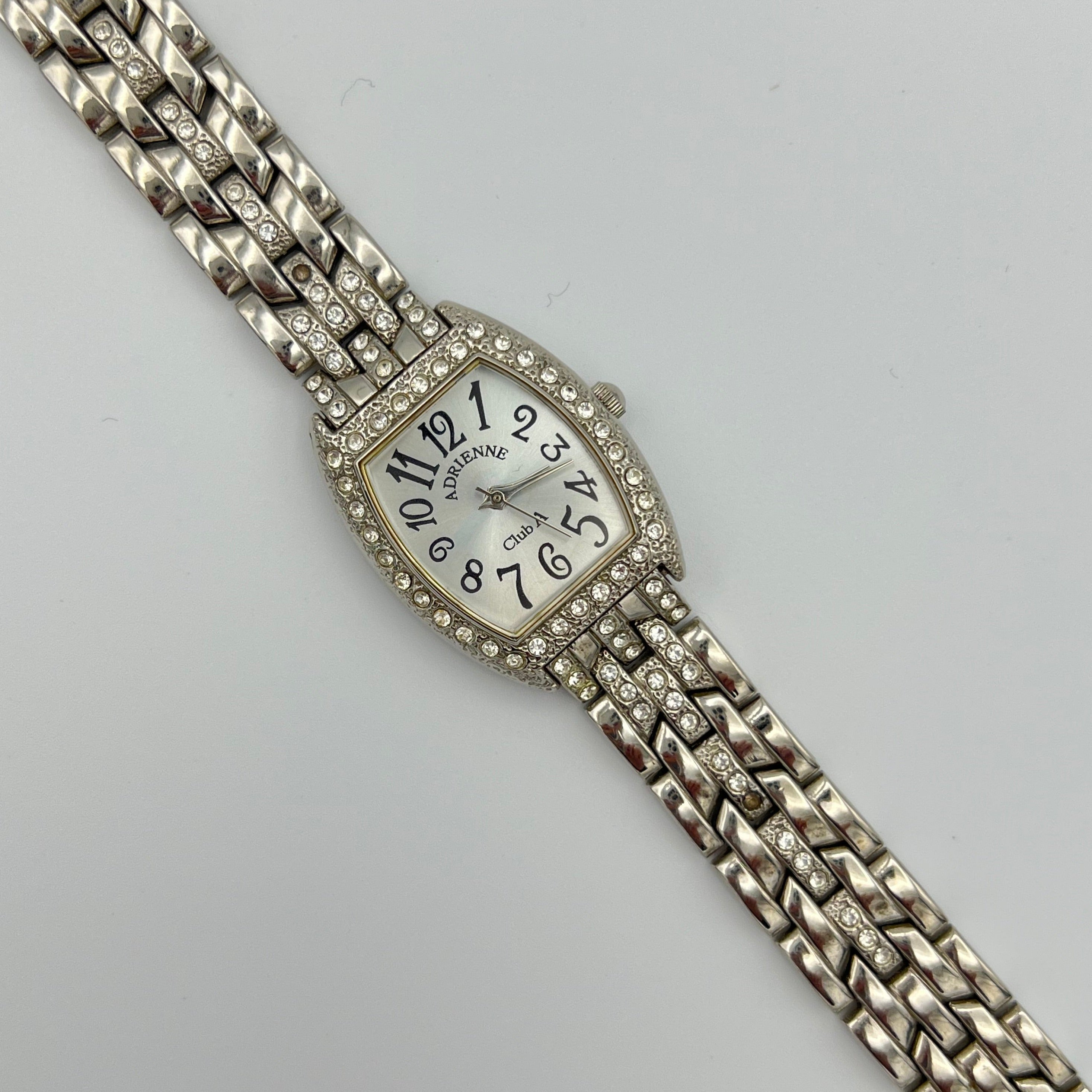 💎 Silver Diamanté Watch