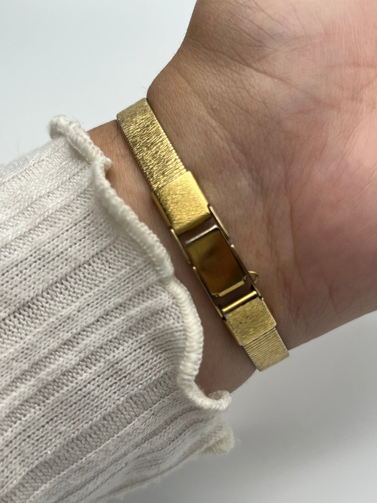 Gold-Toned Seiko Octagon Dial Watch