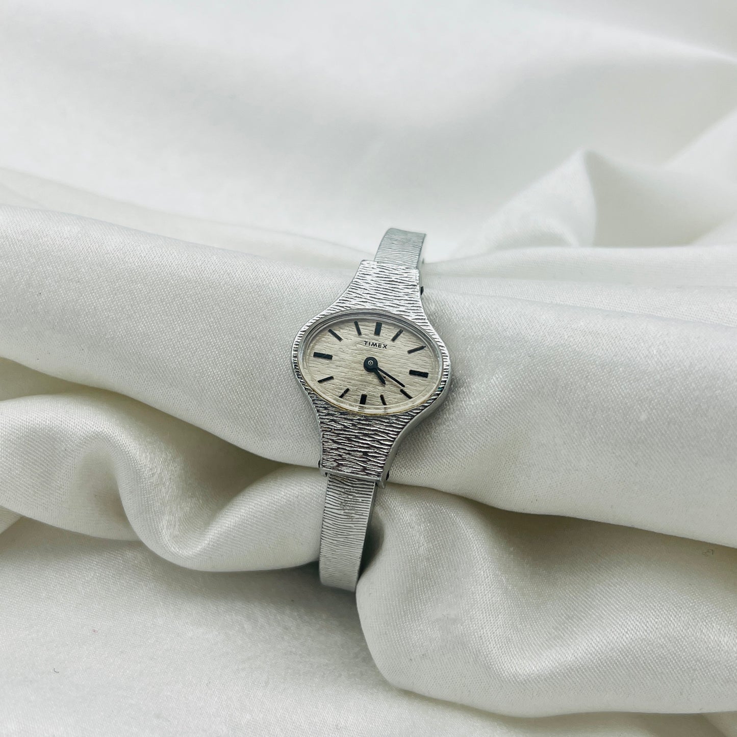 Brushed Silver-Toned Timex Watch