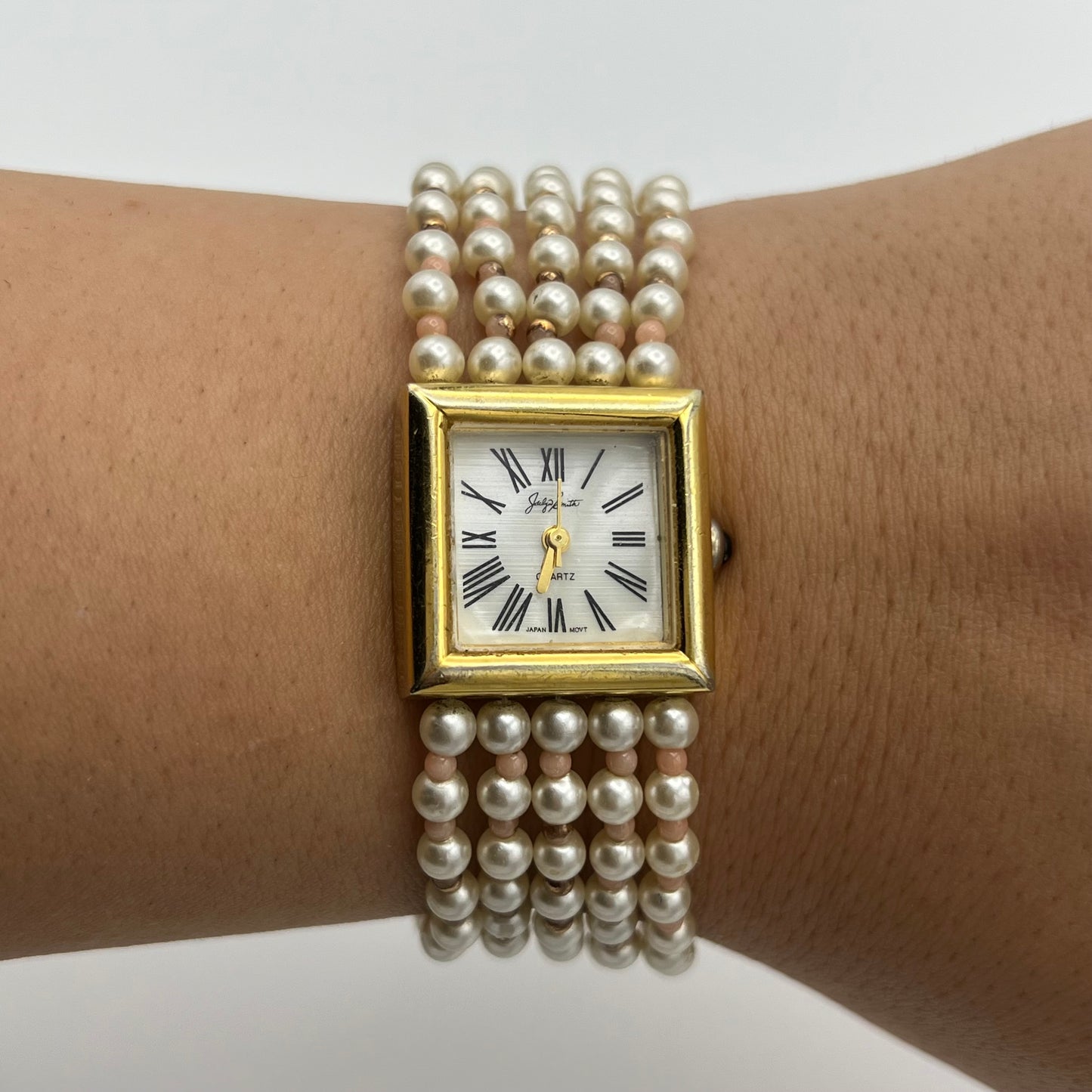 White Pearly Strand Watch