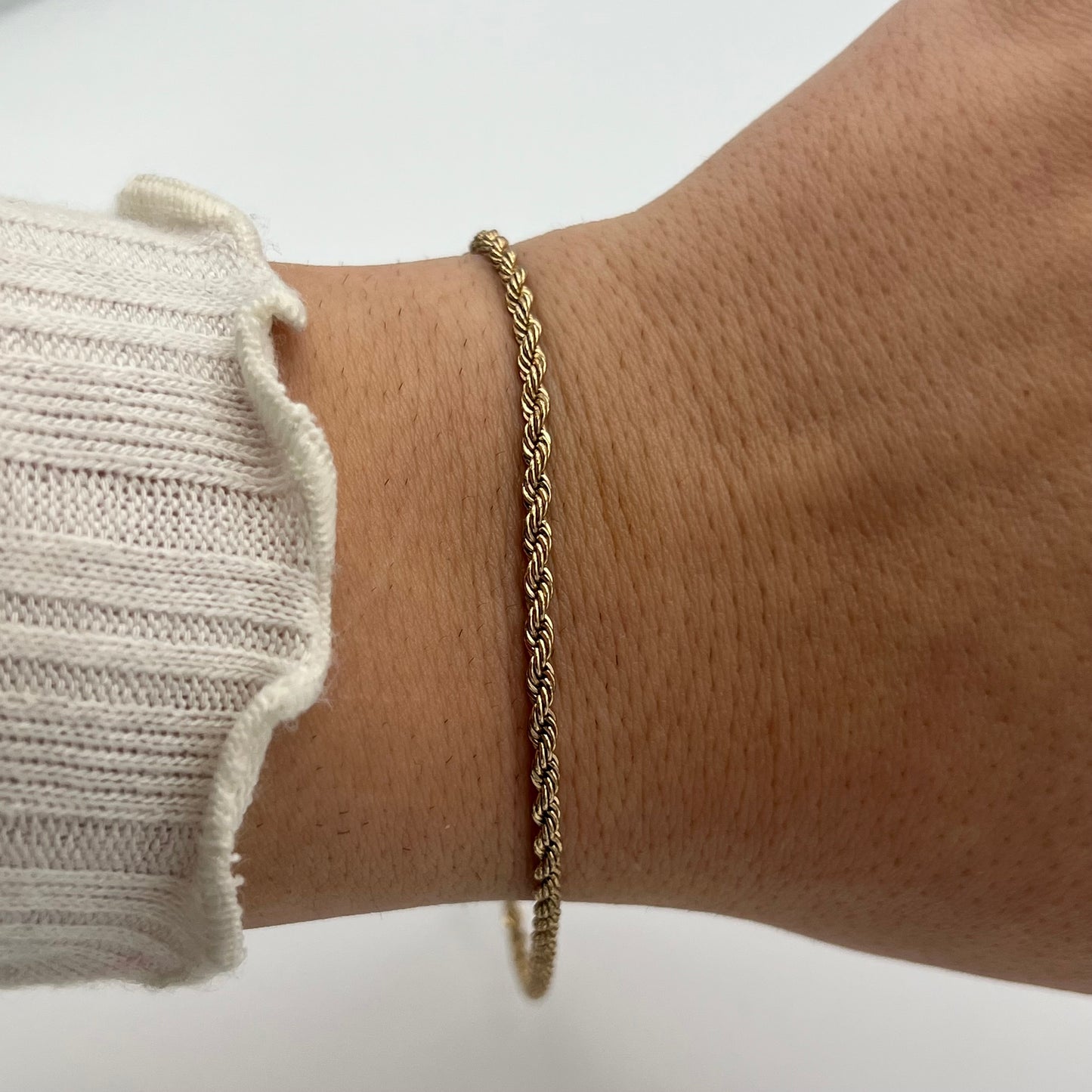 Gold-Toned Rope Bracelet