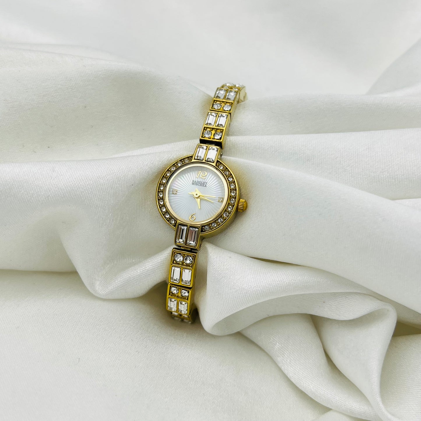 Baguette Gold-Toned Watch
