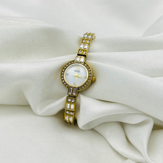 Baguette Gold-Toned Watch