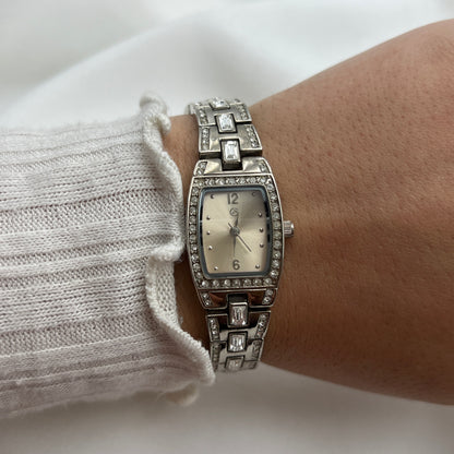Two-Toned Baguette Watch