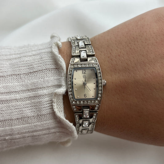Two-Toned Baguette Watch